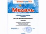Медаль на финише.